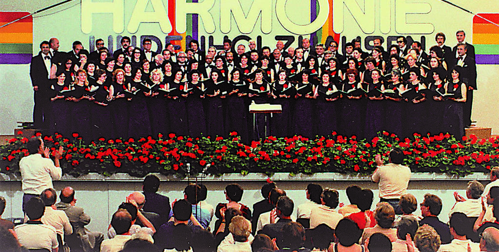 Der Rodina Chor aus Ruse in Bulgarien war einer der Siegerchöre beim ersten Harmonie Festival 1981 
