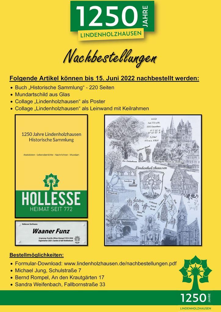 Nachbestellungen