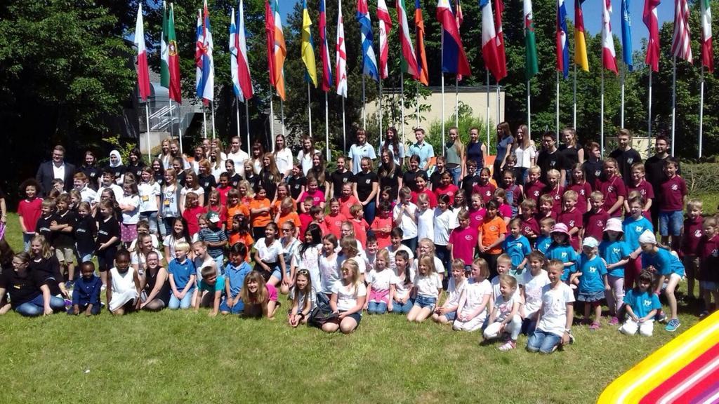  Die Kinder des interkulturellen Kinderchorprojektes beim HARMONIE FESTIVAL 2017 