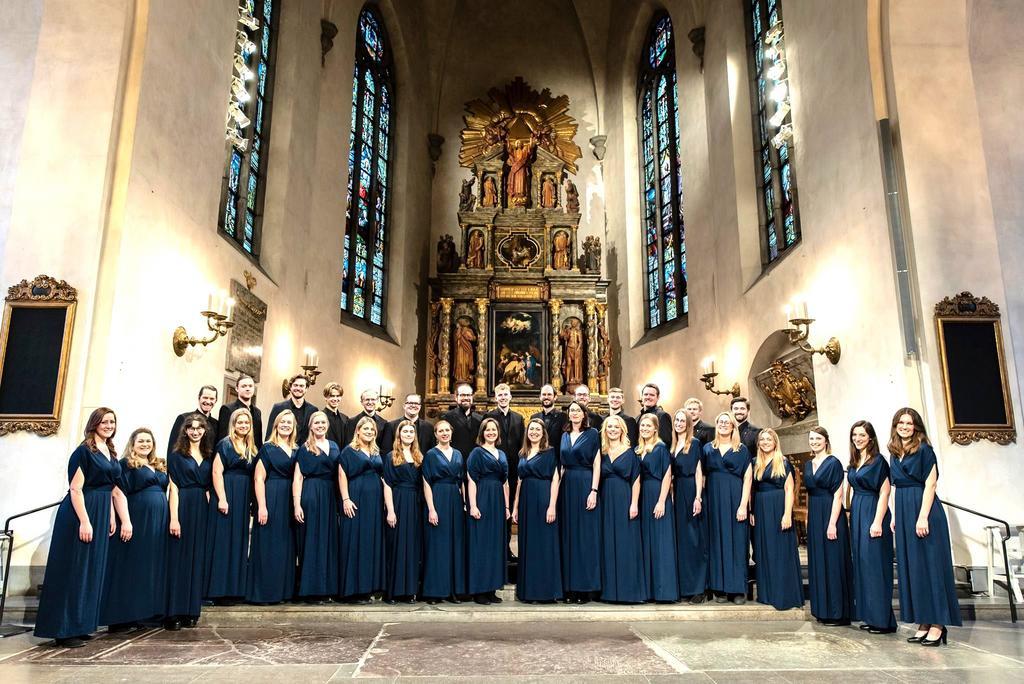 Das St. Jakobs Vocalensemble aus Stockholm unter der Leitung von Mikael Wedar 