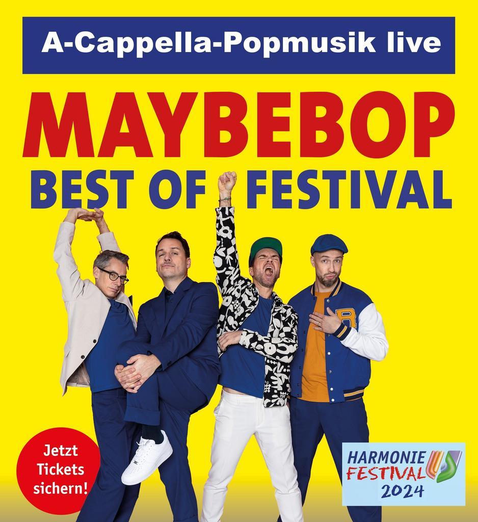  Die Gruppe MAYBEBOP präsentiert ein Best-of-Festival Programm im großen Festzelt in Lindenholzhausen 
