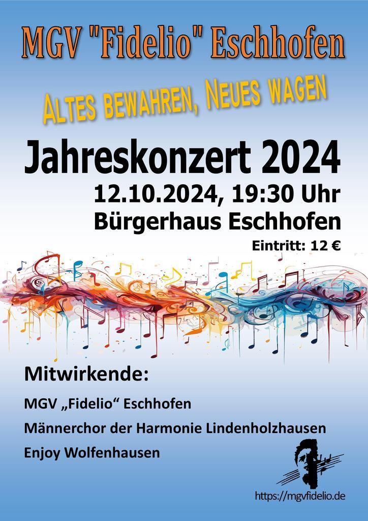 Jahreskonzert des MGV "Fidelio" Eschhofen