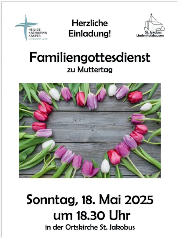 Familiengottesdienst zum Muttertag in Lindenholzhausen