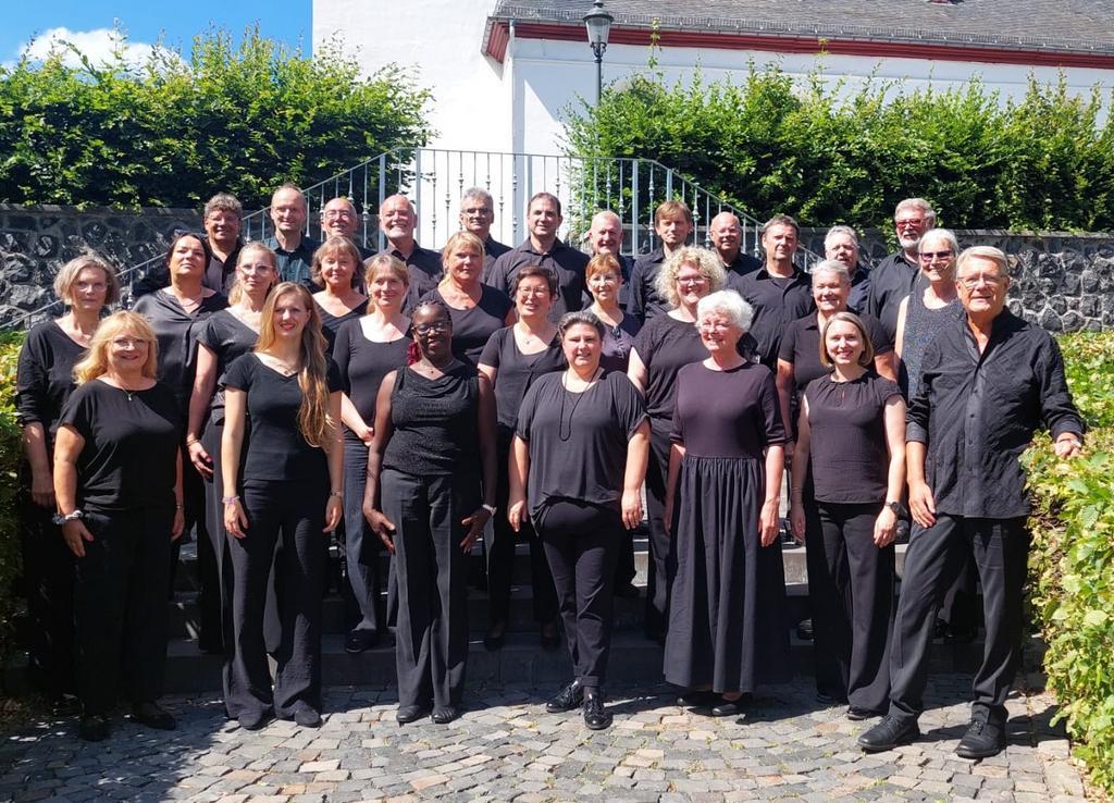  Das Ensemble Vocale Lindenholzhausen beim Chorwettbewerb in Niederzeuzheim 