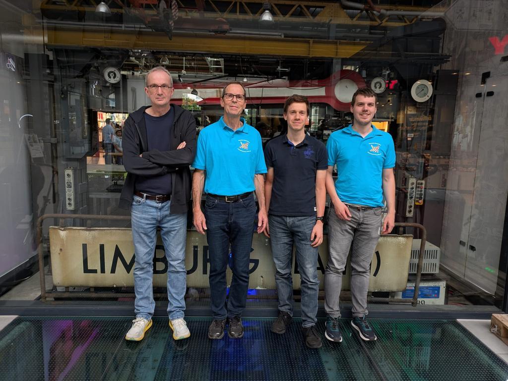  Die Teilnehmer des Schachclubs Lindenholzhausen (v. l. n. r.): Klaus Meisner, Gerd Fischer, Florian Stuhlmann und Mark Müller. 