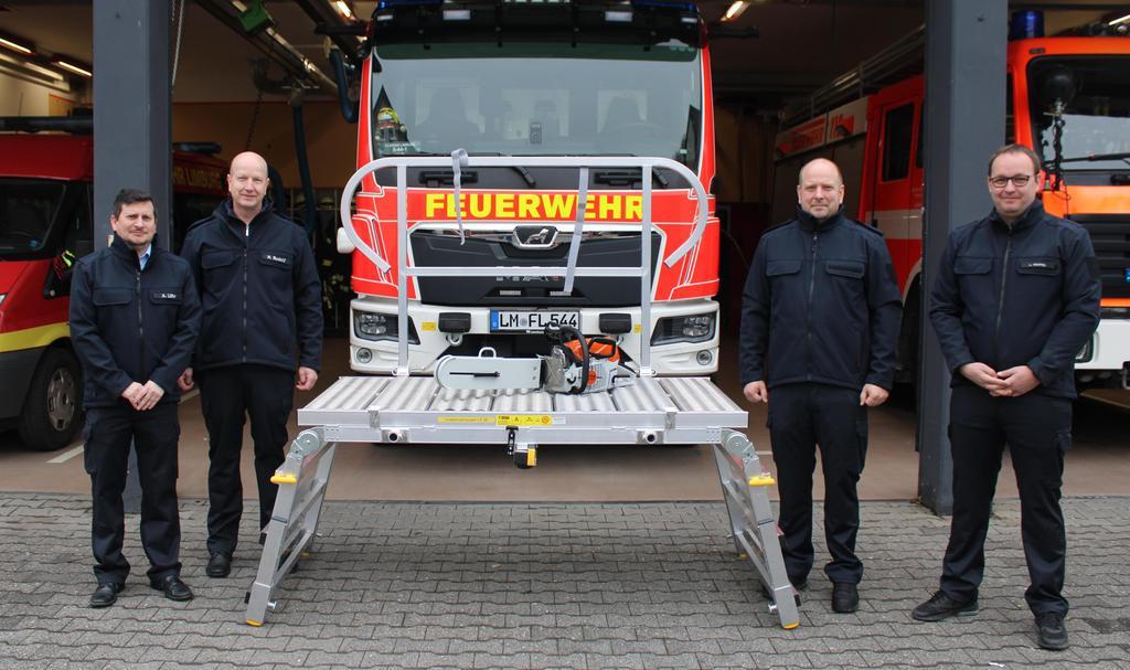  von links nach rechts: Adrian Löhr, Michael Rudolf, Marcus Kaes, Lars Rompel 