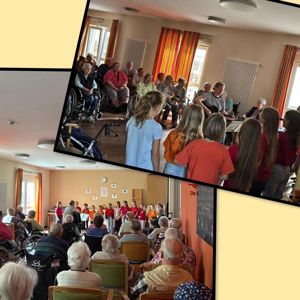 Young Harmonists singen im Seniorenheim